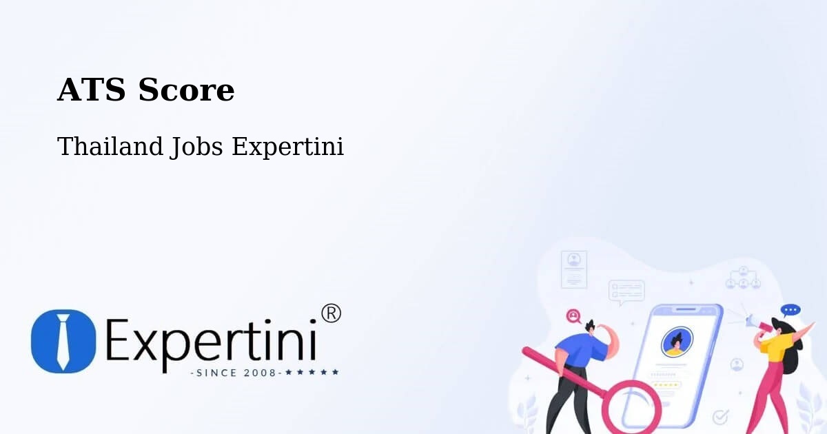 Resume ATS Score & Job Description Match Tool – Uthai Thani - Thailand Jobs Expertini